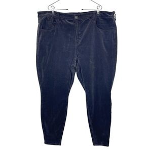 American Eagle Dark  Corduroy Hi Rise Jegging, 24 Regular